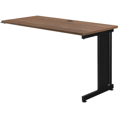 48W X 24D Right Handed Return Table, Walnut